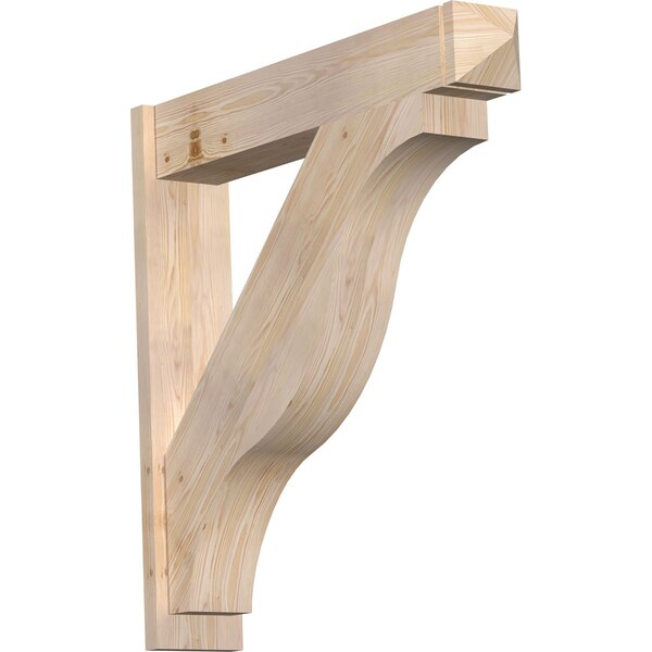 Ekena Millwork Funston Arts & Crafts Smooth Outlooker, Douglas Fir, 7 1/2"W x 40"D x 40"H OUT08X40X40FST03SDF - main